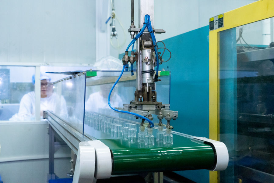 FOSHAN SHUNDE QUANYE PLASTICS CO.,LTD linha de produção do fabricante