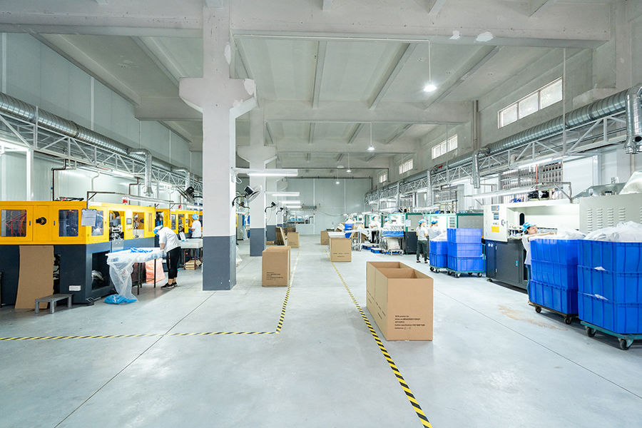 FOSHAN SHUNDE QUANYE PLASTICS CO.,LTD linha de produção do fabricante