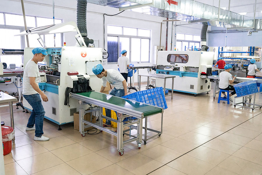 FOSHAN SHUNDE QUANYE PLASTICS CO.,LTD linha de produção do fabricante
