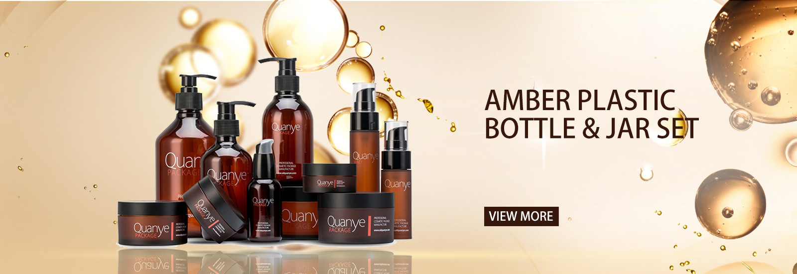 qualidade garrafas cosméticas ambarinas fábrica